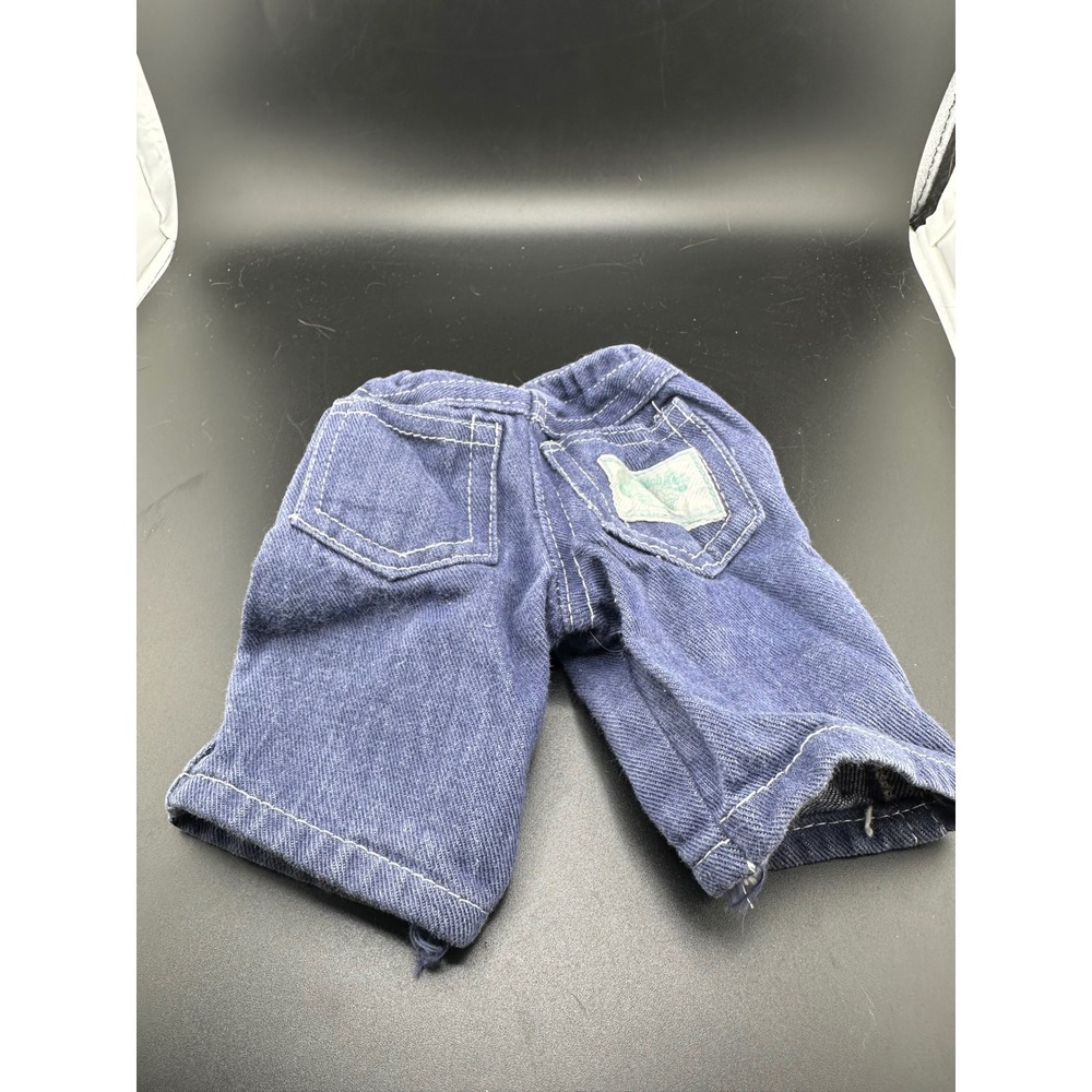 Vtg Cabbage Patch Kids Doll Clothes 1983 Denim Blue Jeans Pants Coleco-1